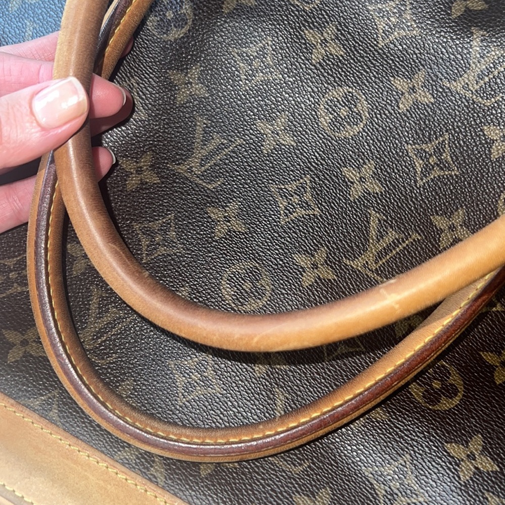 Authentic Louis Vuitton Lock It Horizontal Shoulder Bag LV Monogram Brown Tan - Picture 14 of 17